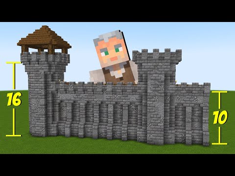 Видео: Как (ЛЕГКО!) построить укреплённые стены и башни в Minecraft