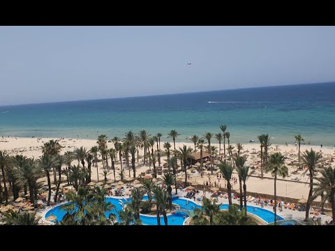 Видео: 21.06. Тунис 2023 год.Отель Riadh Palms Resort and SPA 4* Море. Обед.