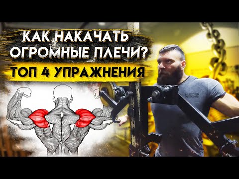 Видео: ТОП 4 УПРАЖНЕНИЯ НА ПЛЕЧИ\КАК НАКАЧАТЬ ОГРОМНЫЕ ПЛЕЧИ?
