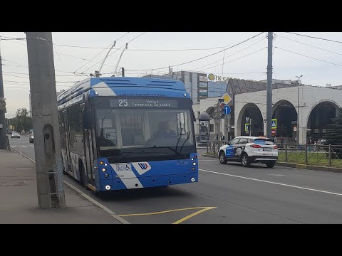 Видео: ТролЗа-5265.02 "Мегаполис" 6005 на 25 маршруте