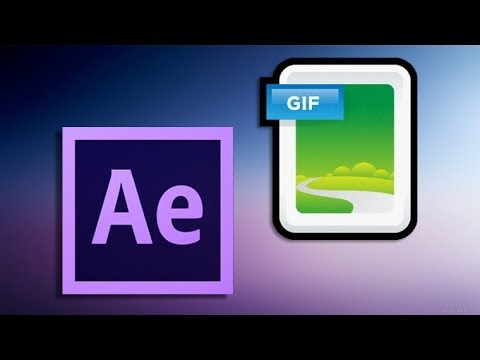 Видео: Сохранение проекта After Effects в gif