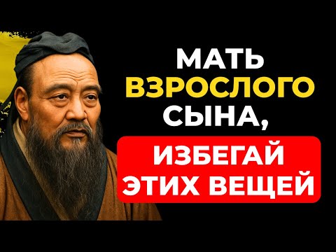 Видео: 7 вещей, которых вам следует избегать, будучи матерью взрослого ребенка. Конфуций.