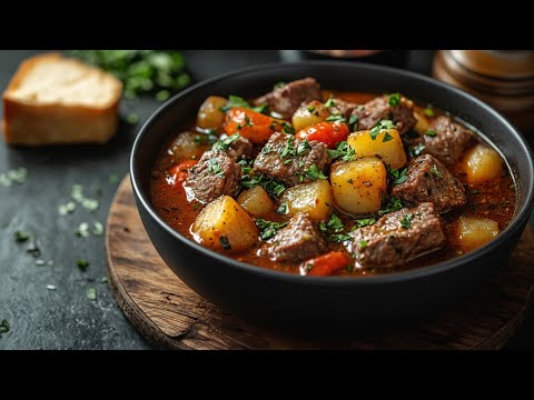 Видео: Венгерский говяжий гуляш — нежное мясо, насыщенный соус и настоящее наслаждение!