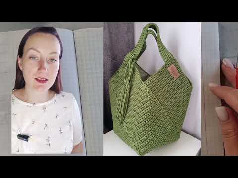 Видео: Сумка КВАДРАТ крючком (ч.2) | Crochet Square Bag Pattern (Part 2)