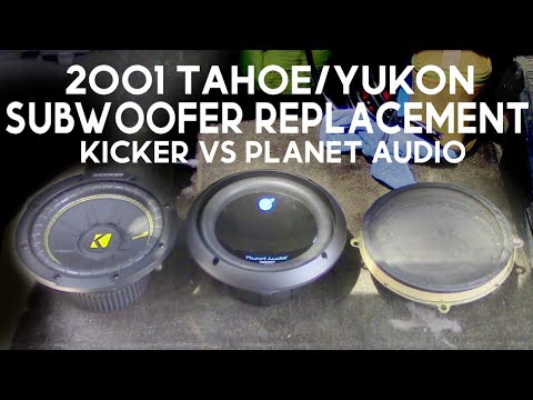 Видео: Замена заднего сабвуфера Tahoe или Yukon GMT800