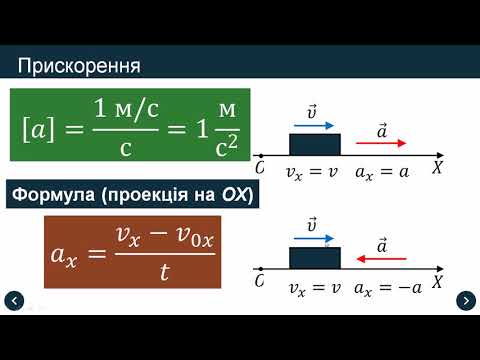 Видео: Рівноприскорений прямолінійний рух. Прискорення. Швидкість рівноприскореного прямолінійного руху