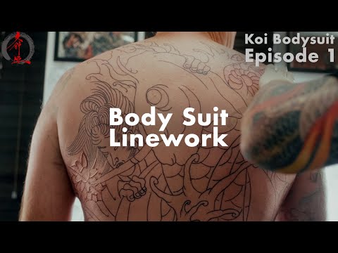 Видео: Костюм Онивакамару в полный рост - Line Work Pt 1 [японские субтитры]