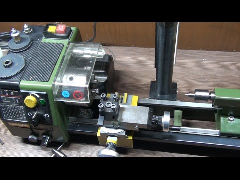 Видео: Нарезание резьбы на маломощном токарном станке.
