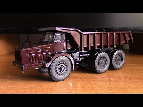 Видео: Сборка модели  карьерного самосвала МАЗ 530 AVD models