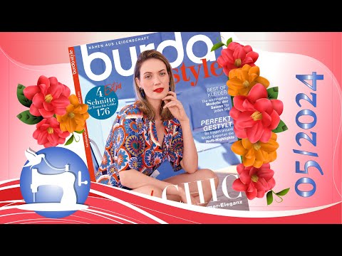 Видео: Новый Журнал Burda Style 5/2024 Тихая Роскошь! Лён! Выкройки для Шитья! Sewing Pattern Magazines!
