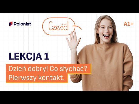 Видео: Курс польского с Polonist. Урок 1. Уровень А1+.
