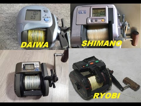 Видео: Японские мультипликаторные катушки SHIMANO, DAIWA, RYOBI.  Распаковка.