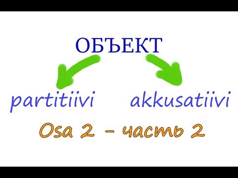 Видео: Объект в финском языке, часть 2
