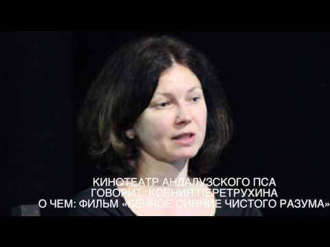 Видео: Ксения Перетрухина о фильме «Вечное сияние чистого разума»