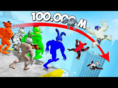 Видео: КАКОЙ КАЧОК АНИМАТРОНИК ФНАФ 9 ПРЫГНЕТ ДАЛЬШЕ ВСЕХ В ГАРРИС МОД FNAF 9 SECURITY BREACH В Garry`s Mod