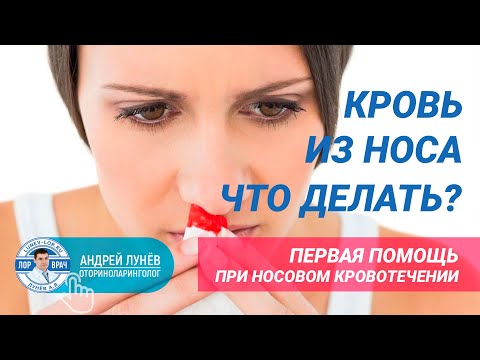 Видео: Кровь из носа, что делать? Отвечает ЛОР врач