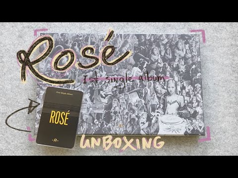 Видео: ✿ распаковка Rosé 1st single album -R- ✿ ktown4u pre-order photocards!