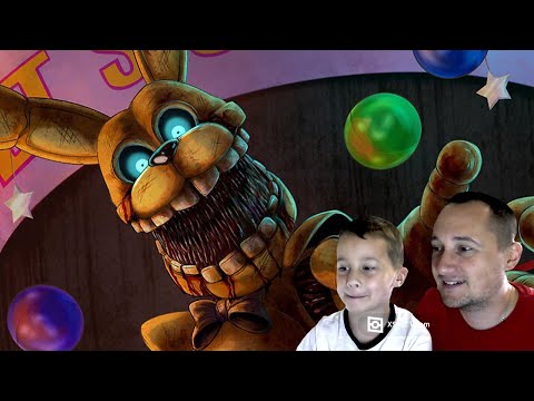 Видео: НОВЫЙ ФНАФ  ➲ Five Nights at Freddy's Into the Pit : ЧАСТ3 Денис и Папа