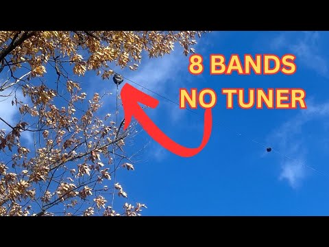 Видео: Восьмидиапазонная антенна мощностью 1 кВт | НИЗКАЯ СТОИМОСТЬ