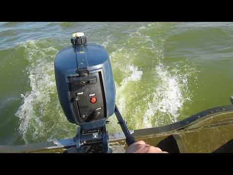 Видео: Ямаха-2лс,(2т), на Казанке-6