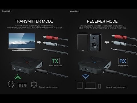 Видео: Bluetooth приемник передатчик 2 в 1 передаем звук по Bluetooth на усилитель