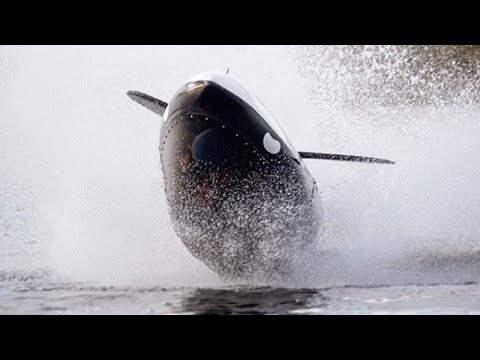 Видео: Подводный катер - субмарина Seabreacher. Тест на пироговке!