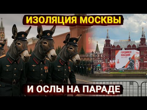 Видео: Режим ЧС в Москве и ослы на параде