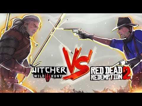 Видео: Кто лучше? Witcher 3 против RDR 2 | Ведьмак 3 против Рдр 2