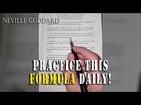 Видео: Практикуйте эту формулу для УСПЕШНОЙ медитации | Невилл Годдард