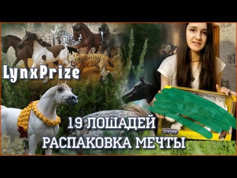 Видео: LynxPrize#15 РАСПАКОВКА лошадей SCHLEICH BREYER PAPO от подписчицы