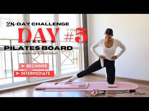 Видео: 28-дневный пилатес-тур | День 5 — для начинающих | ягодичные мышцы