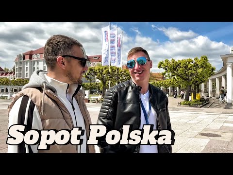 Видео: Увидели ХОЛОДНОЕ БАЛТИЙСКОЕ МОРЕ. Город Sopot Польша