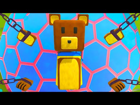 Видео: Супер Мишка Кид и Фиолетовый Медведь #76 Золотой Миша и Миссии Super Bear Adventure на пурумчата