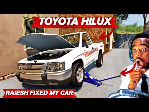 Видео: Toyota Hilux не заводится | BeamNG online Модификация руля (мультиплеер)