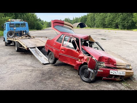 Видео: В ДЕРЕВО НА СКОРОСТИ 50КМ/Ч! ЧТО СТАЛО С ТАЧКОЙ?