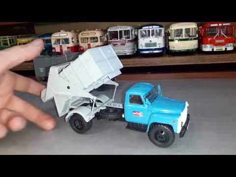 Видео: обзор модели от  авд  газ 53   53м   мусоровоз  1/43