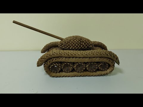 Видео: Танк в технике модульное оригами (мастер-класс)