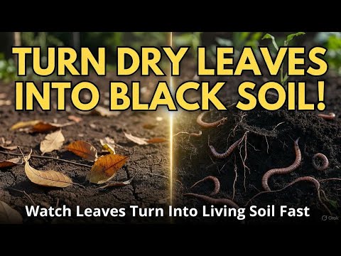 Видео: «Трюк с забытым листом, который превращает мертвую почву в черное золото всего за 3 недели!»