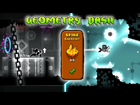 Видео: САМЫЙ КОЛЮЧИЙ ГАУНТЛЕТ!!! (SPIKE GAUNTLET) ► Geometry Dash #50