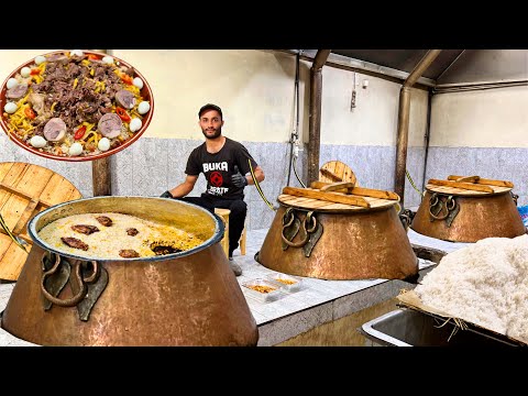 Видео: Узбекистан! 250 Кг в День | Знаменитый Бухарский Плов в необычном Медном КАЗАНЕ | ОШ СОФИ | ОШ АМИРИ