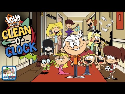 Видео: Шумный дом: Clean-O-Clock — поддерживайте чистоту и порядок в доме (Nickelodeon Games)