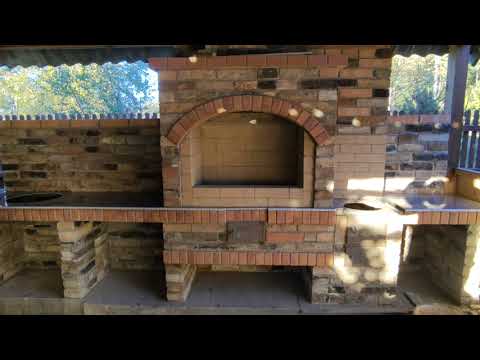 Видео: КАМИН - БАРБЕКЮ из старого кирпича.
