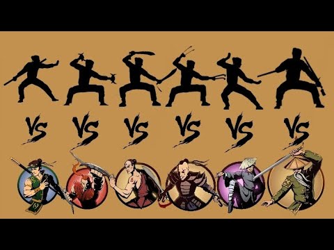 Видео: SHADOW FIGHT 2 | Оружие Телохранителей Vs Телохранителей Отшельника | Эндри Shadow Fight