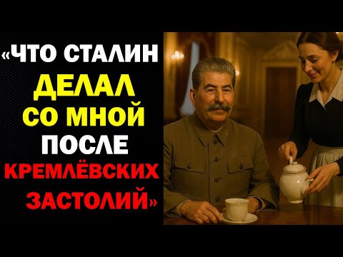 Видео: ИСПОВЕДЬ ОФИЦИАНТКИ СТАЛИНА: Подробности банкетов, от которых ХОЛОДЕЕТ ВНУТРИ