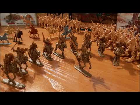 Видео: Солдатики 1/72 Киммерийцы vs Тяжелая кавалерия Мертвых