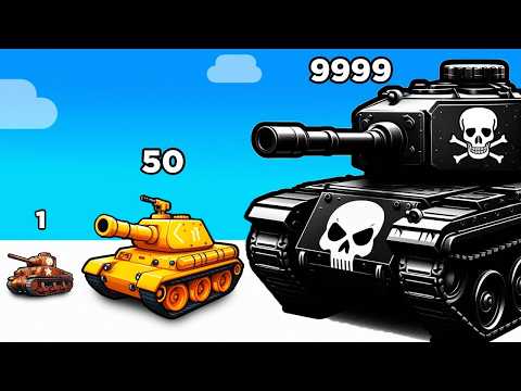 Видео: Улучшение до МАКСИМАЛЬНОГО УРОВНЯ! — Tank N Run, часть 2