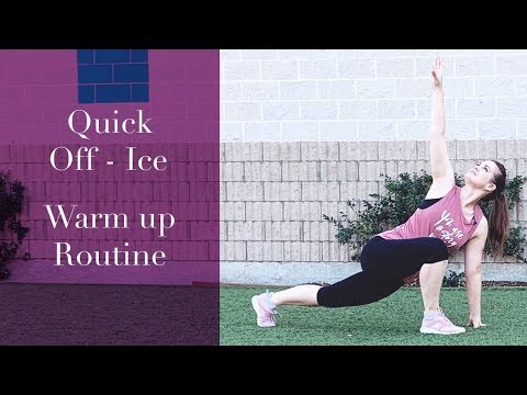 Видео: Быстрая разминка вне льда для фигуристов