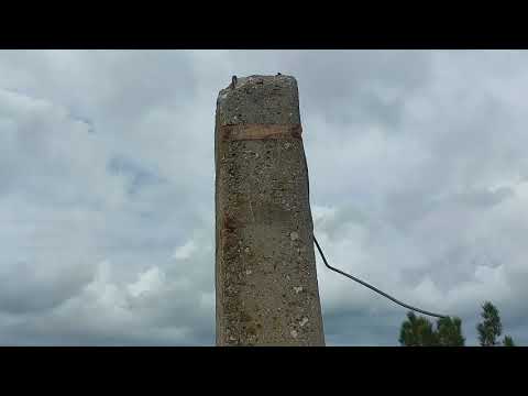 Видео: Вынос опор с территории участка 