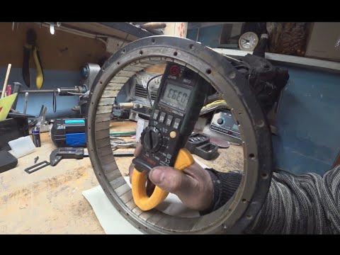 Видео: Мотор колесо с металлолома, намотка, тесты.