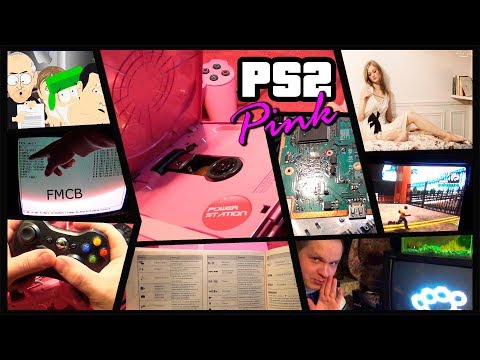Видео: PlayStation 2 по инструкции, новая и розовая + FMCB с карты на карту =)